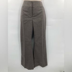 Dalia Collection Women’s Petite Brown Classic Fit Dress Pants